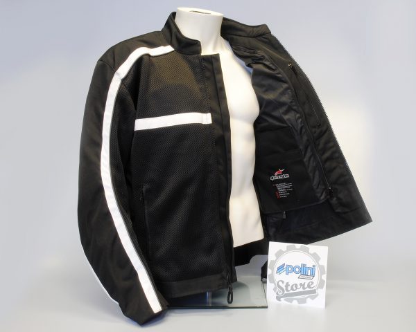 GIUBBINO BREEZE AIR FLO JKT ALPINESTARS ESTIVO TRAFORATO CON PARASCHIENA INTERNO T.XL